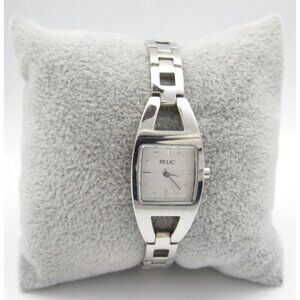 Women Relic Quartz WR Analog 17mm Tank Watch (H873) "New Battery" ZR33543